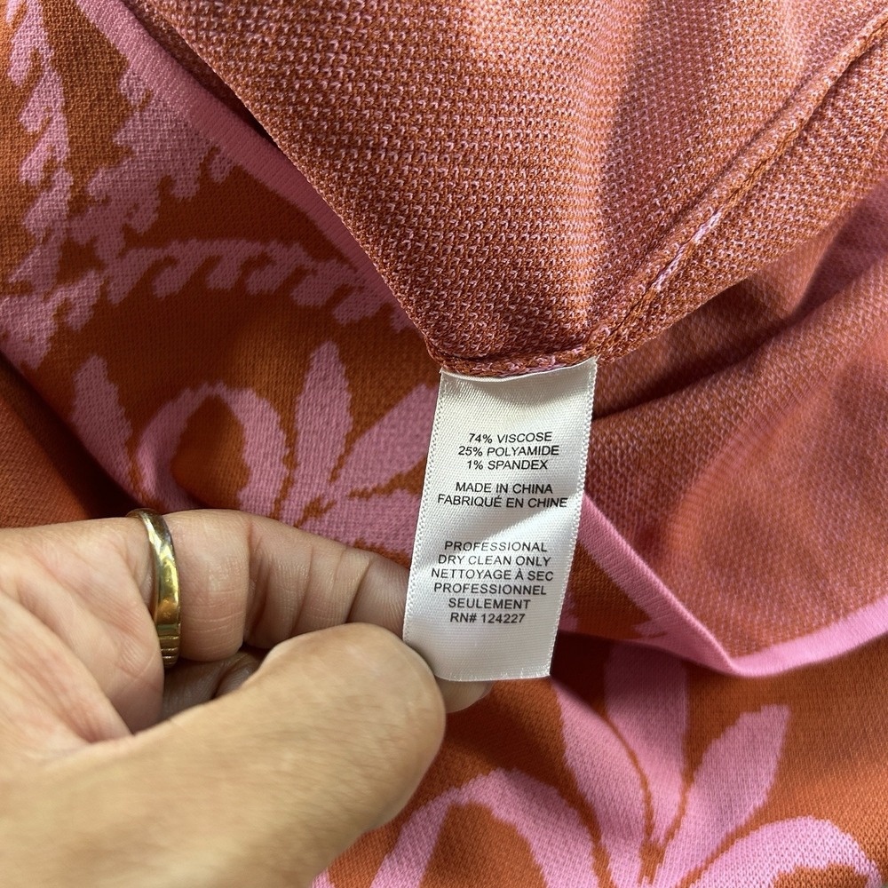 Misa Los Angeles Large Kalil Floral Sleeveless Maxi Pink Floral Sheath Dress - Picture 7 of 14